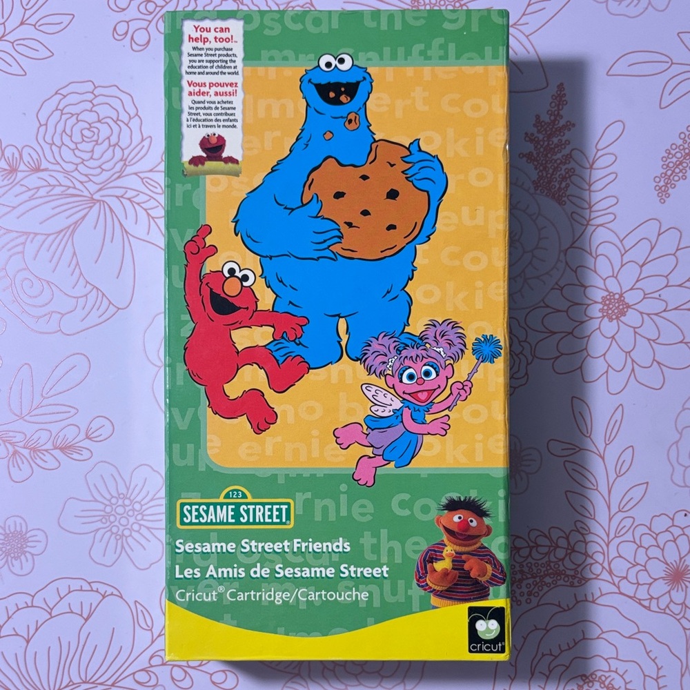 Cricut Cartridge Sesame Street Friends Characters
